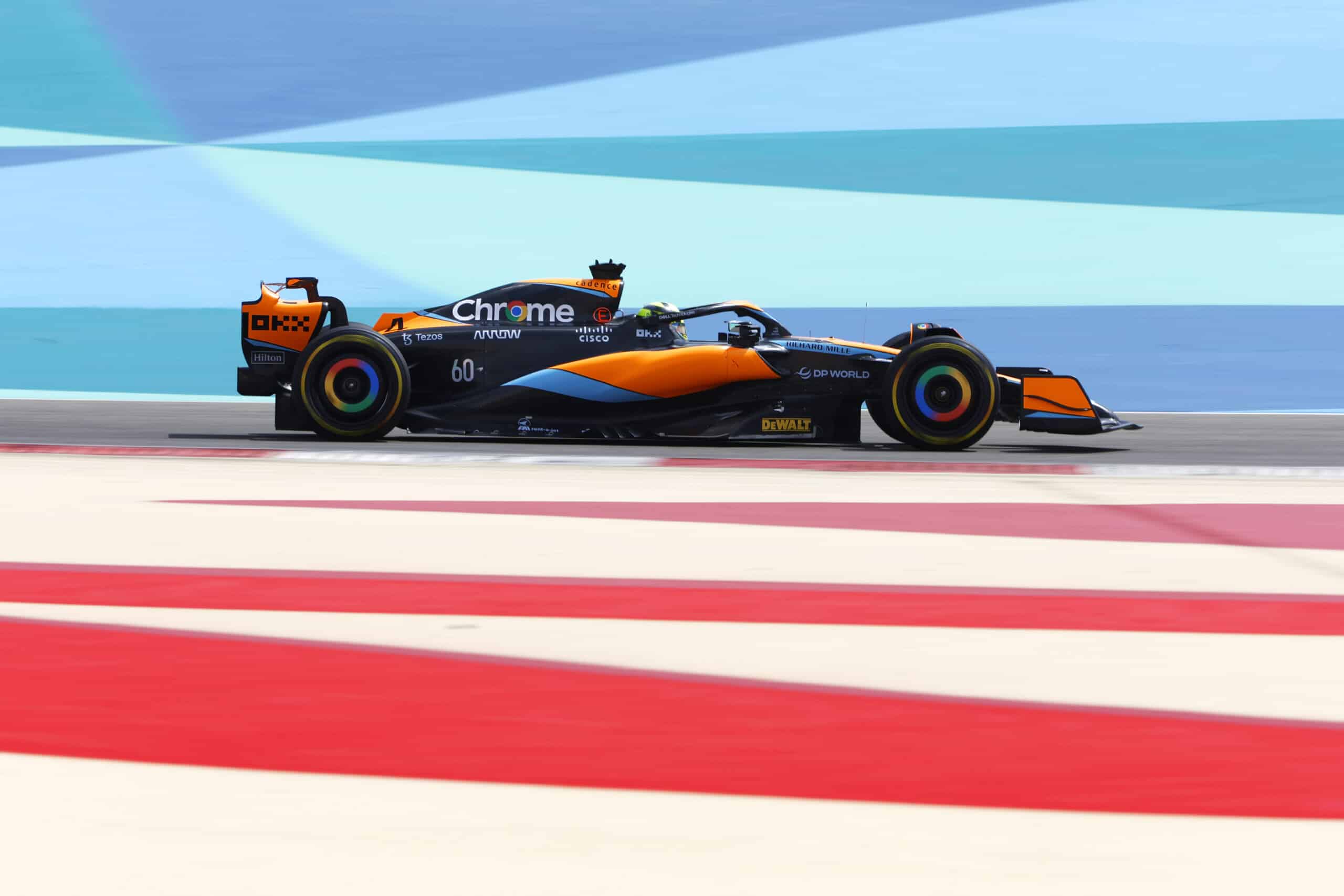 Lando Norris driving McLaren MCL60 at the Formula 1
