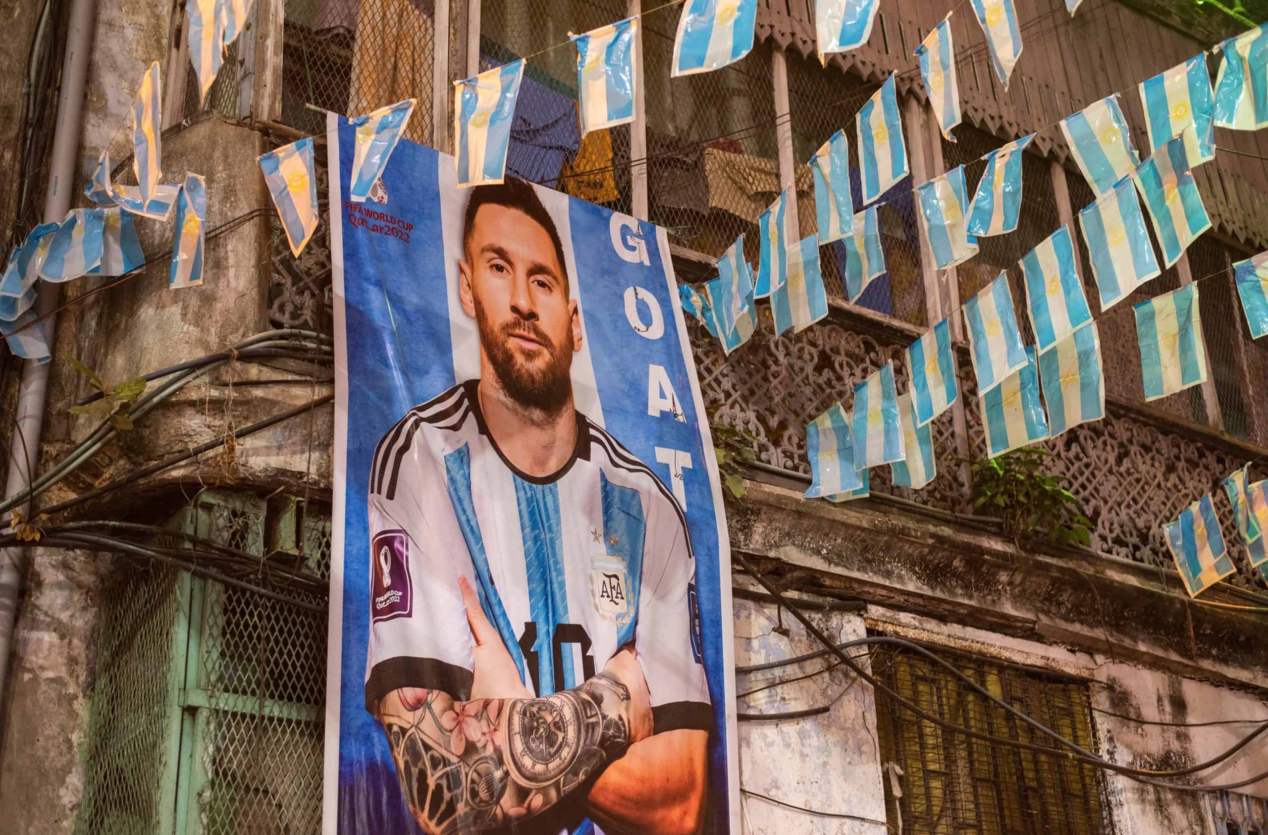Messi Kolkata - World Cup Poster