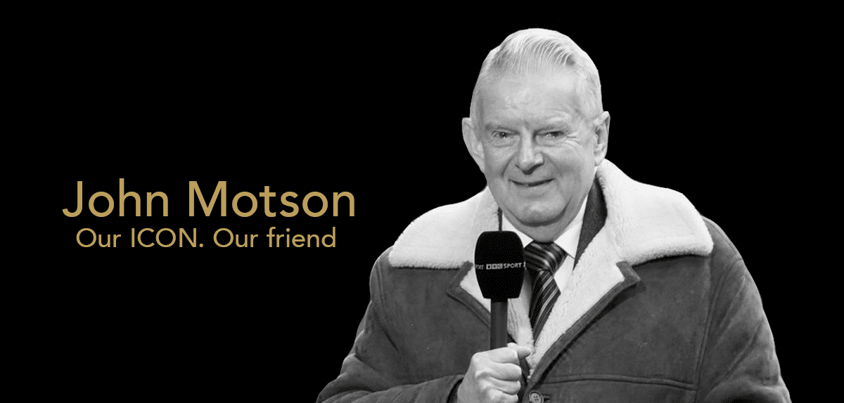 Our ICON. John Motson