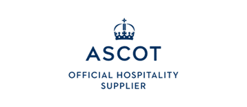 Ascot logo with crown, highlighting its role as an official hospitality supplier on the Our Partners page.