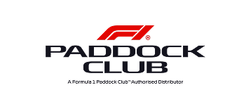 F1 Paddock Club logo with text indicating authorized distributor, related to the "About Engage" page.